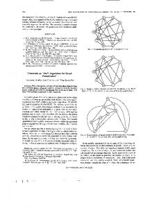 ) algorithms for graph planarization