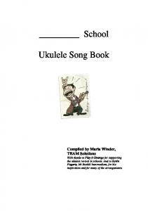 ______ School Ukulele Song Book - Ukulele *PL