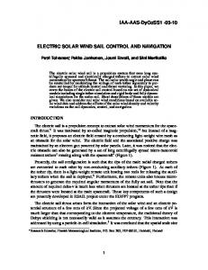 03-10 ELECTRIC SOLAR WIND SAIL CONTROL ... - Electric Sailing