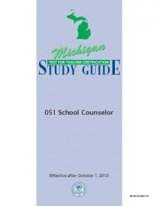 051 School Counselor