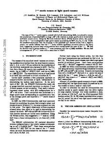 $1^{-+} $ exotic meson at light quark masses