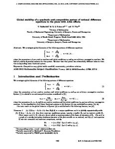 1 Introduction and Preliminaries