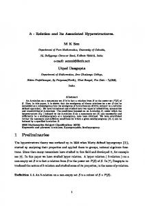 1 Preliminaries - Semantic Scholar