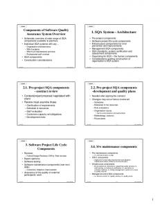 1. SQA System - Architecture