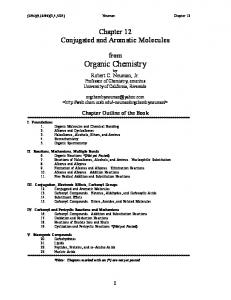 12. Conjugated and Aromatic Molecules