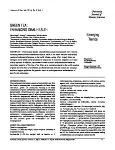 13 green tea - Semantic Scholar