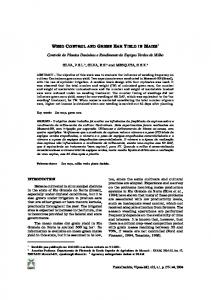 137 Controle de Plantas Daninhas e Rendimento de ... - Scielo.br