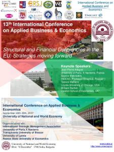 13th International Conference on Applied Business & Economics ...