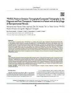 18F-FDG Positron Emission Tomography/Computed Tomography in ...