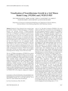 [18F]FDG and [18F]FLT-PET - Anticancer Research