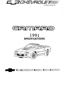 1991 Chevrolet Camaro