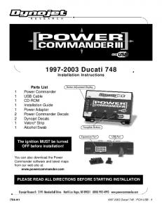 1997-2003 Ducati 748 - Power Commander