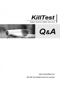 1Z0-047 PDF - Killtest