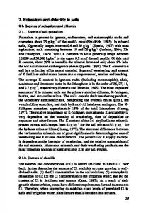 2. Potassium and chloride in soils