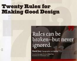 20 Rules for Good Design