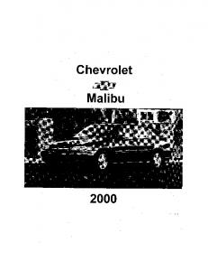 2000 Chevrolet Malibu