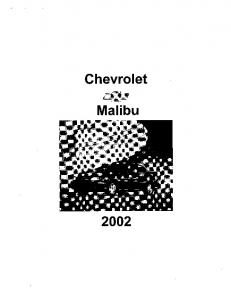 2002 Chevrolet Malibu