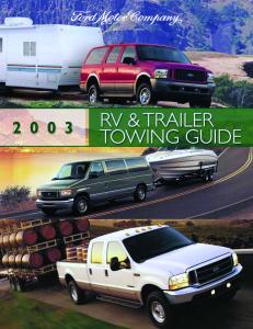 2003 Ford Towing Guide