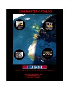 2006 MASTER CATALOG