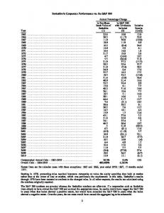 2010 Letter - Berkshire Hathaway, Inc.