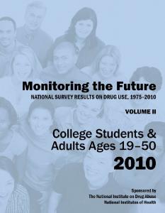 2010 Volume II - Monitoring the Future