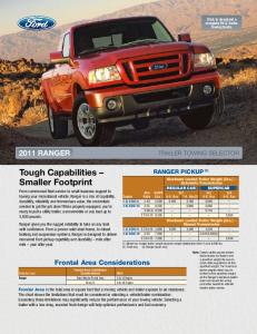 2011 Ford Ranger Trailer Towing Selector