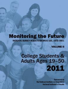 2011 Volume II - Monitoring the Future