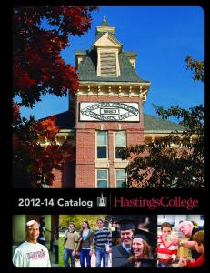 2012-14 Catalog.indd - Hastings College