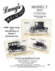 2012 Model T Car Parts Catalog