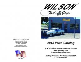 2013 Price Catalog - LE WILSON Inc.