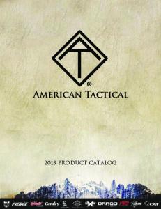 2013 PRODUCT CATALOG