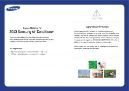 2013 Samsung Air Conditioner