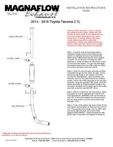 2013 Toyota Tacoma 4.0L