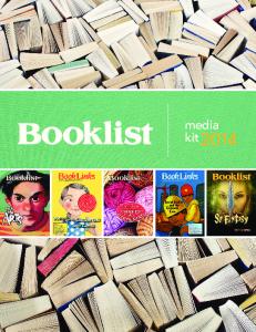 2014 Booklist media kit