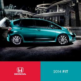 2014 Honda Fit Brochure