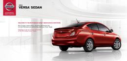 2014 Nissan Versa Sedan Brochure