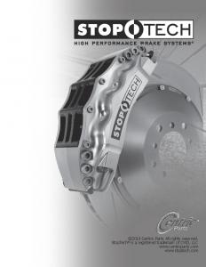 2014 StopTech Catalog