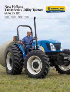 2014 T4000 Series Tractors