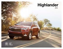 2015 Highlander eBrochure - Toyota