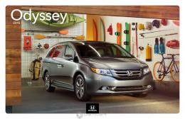 2015 Honda Odyssey brochure