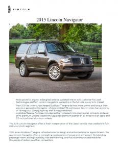 2015 Lincoln Navigator