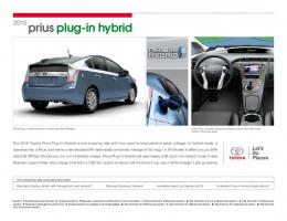 2015 Prius Plug-in Hybrid eBrochure