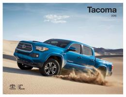 2015 Tacoma eBrochure