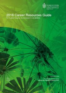 2016 Career Resources Guide