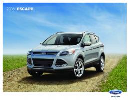 2016 Ford Escape Brochure