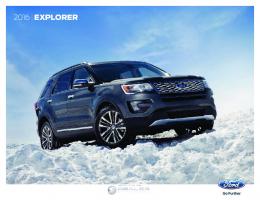 2016 Ford Explorer Brochure