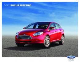 2016 Ford Focus Electric Brochure