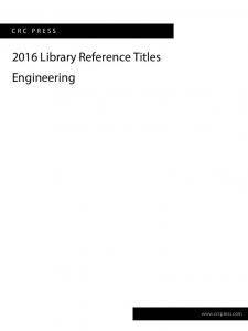 2016 Library Reference Titles Engineering
