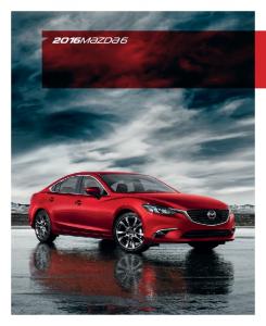 2016 Mazda6 Brochure