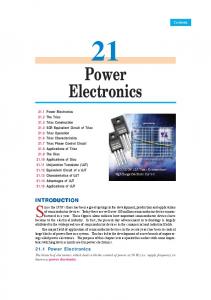 21. Power Electronics - Talking Electronics